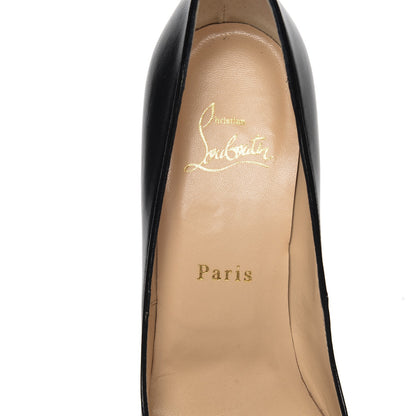 Christian Louboutin Kid Very Prive 120 Pumps 37.5 Black Red 7 of 10