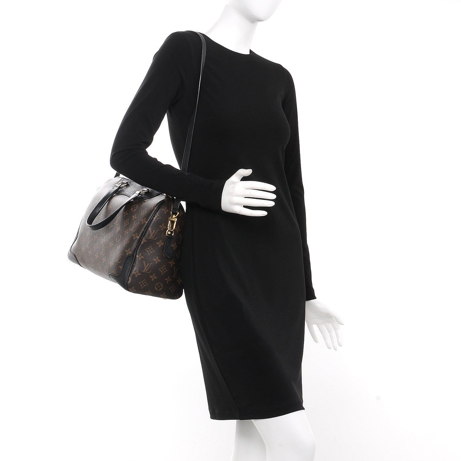 Louis Vuitton Monogram Retiro NM Black 2 of 10