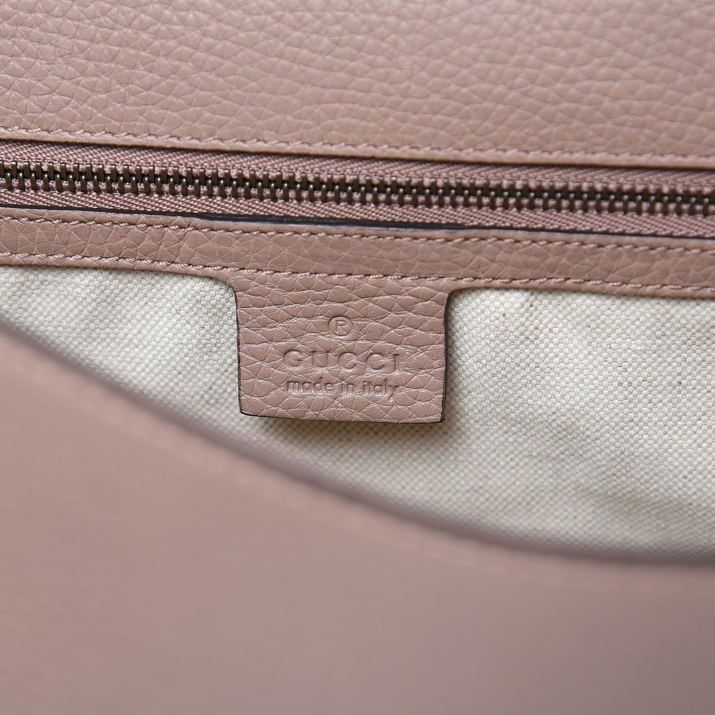Calfskin Small Pearly GG Marmont Top Handle Bag Porcelain Rose