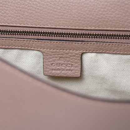 Gucci Calfskin Small Pearly GG Marmont Top Handle Bag Porcelain Rose 6 of 11