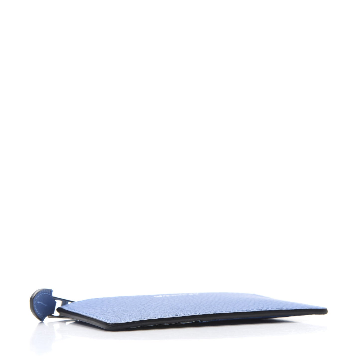 Calfskin Somerset Coin Case Card Holder Blue Grey
