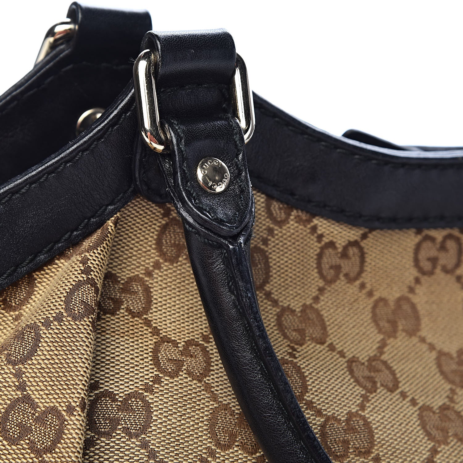Gucci Monogram Medium Sukey Tote Beige Ebony Black 10 of 14