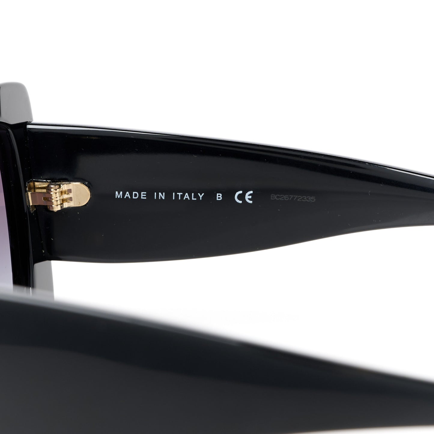 Acetate Rectangle Sunglasses 5435 Black