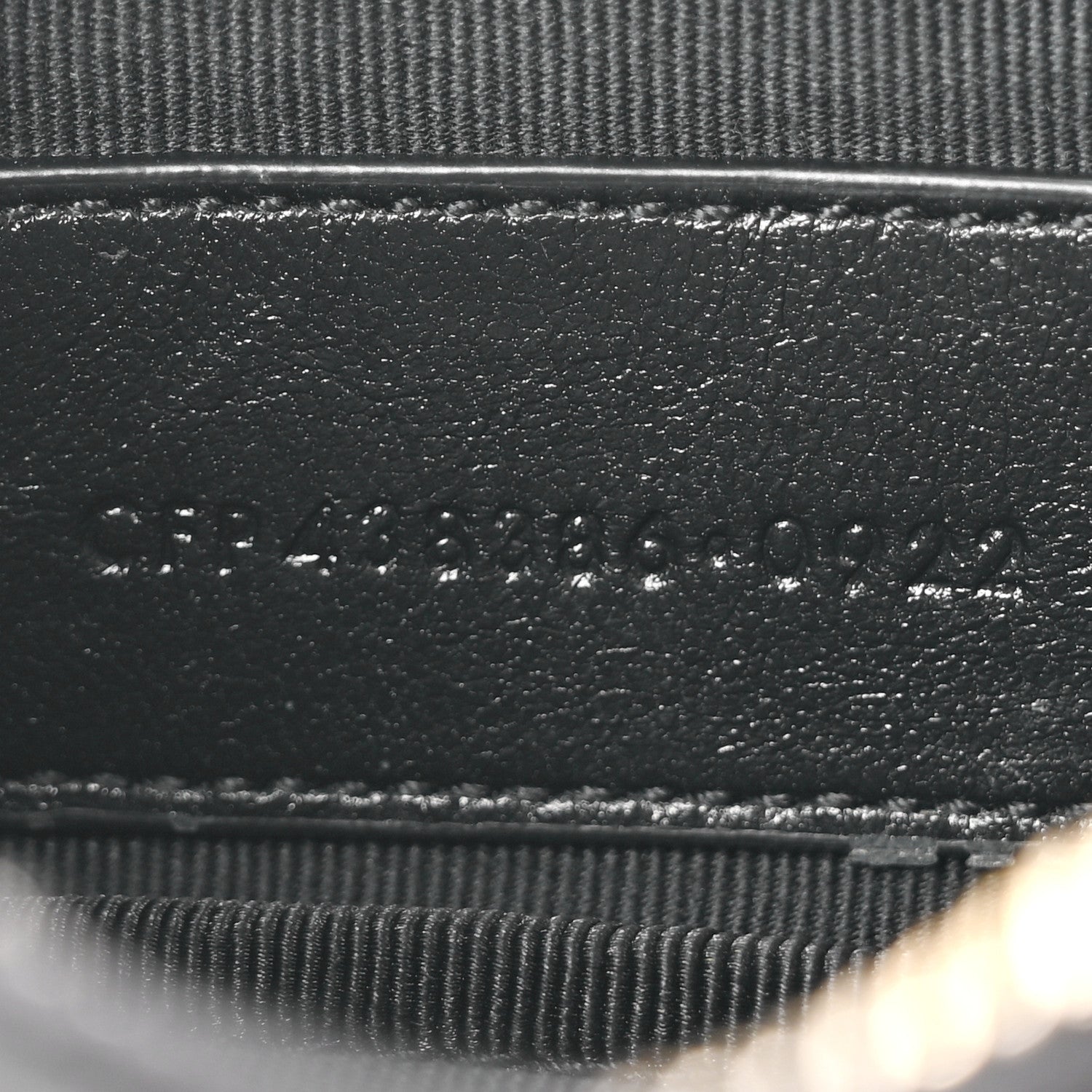 Saint Laurent Calfskin Matelasse Monogram Key Pouch Black 6 of 8