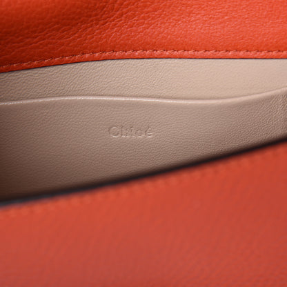 Chloe Calfskin Small Nile Bracelet Minaudiere Bag Sepia Red 5 of 9