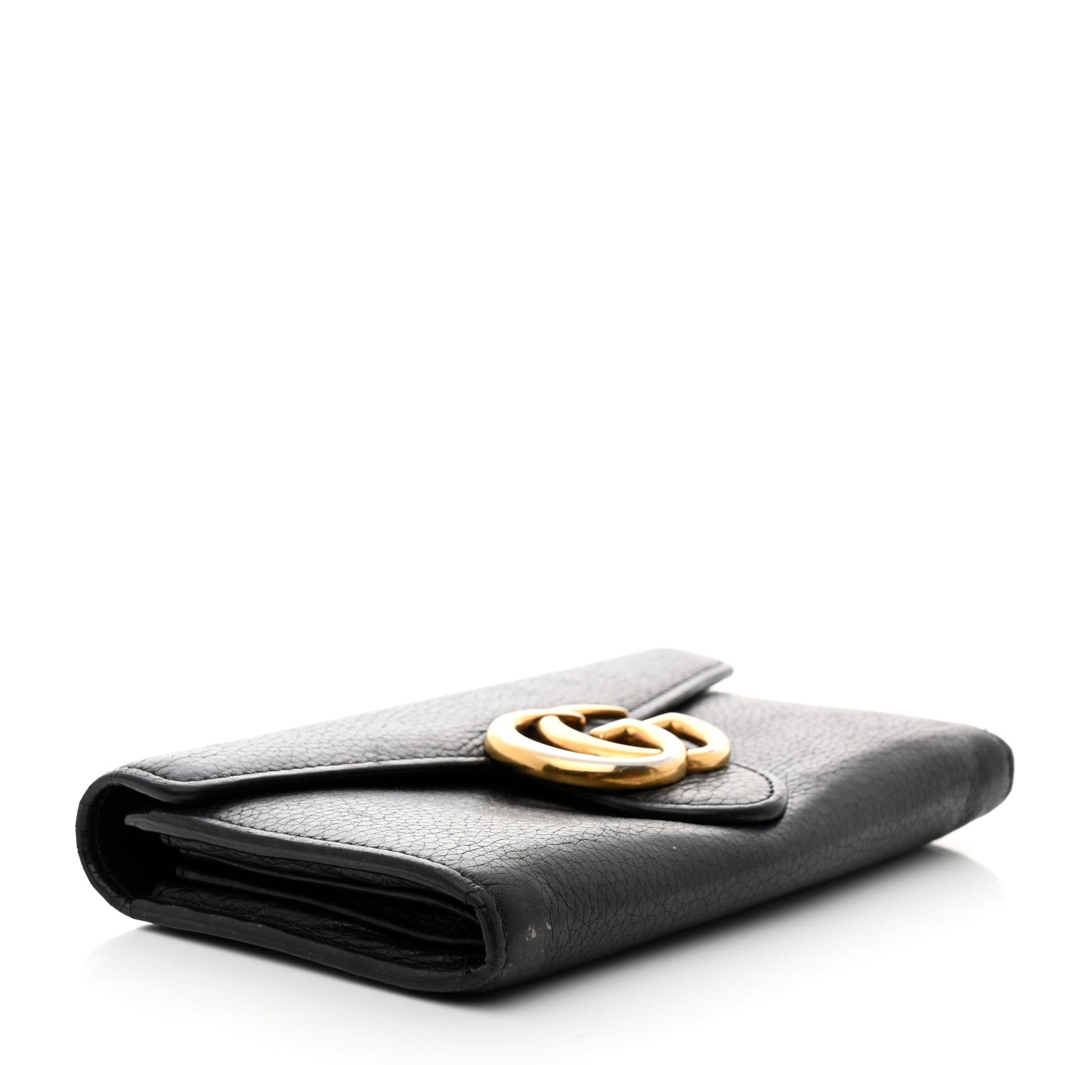 Gucci Cellarius Calfskin GG Marmont Continental Wallet Black 4 of 10