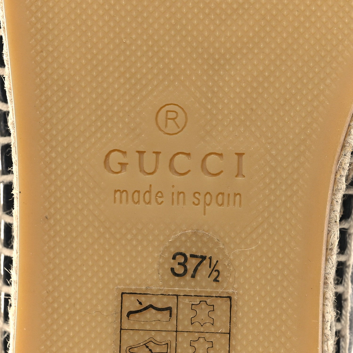Gucci Nappa Matelasse GG Marmont Espadrilles 37.5 Black 7 of 10