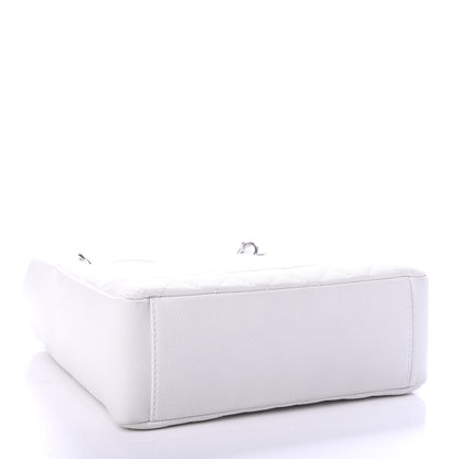 Chanel Caviar Quilted Petit Shopping Tote PST White 3 of 11