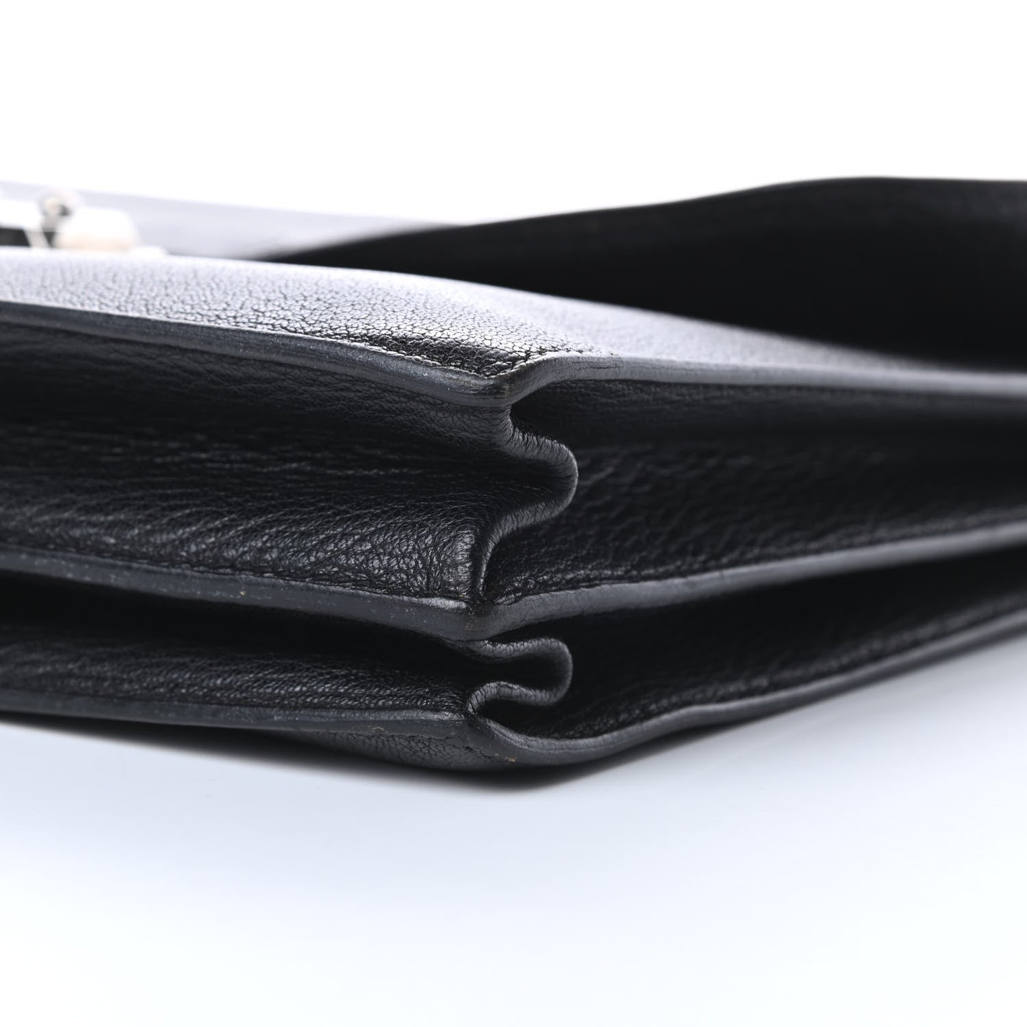 Hermes Chevre Mysore Sac a Depeche 38 Briefcase Black 8 of 10