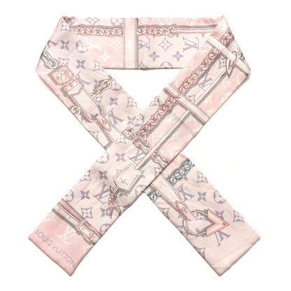 Louis Vuitton Silk Monogram Confidential Bandeau Light Pink 1 of 8