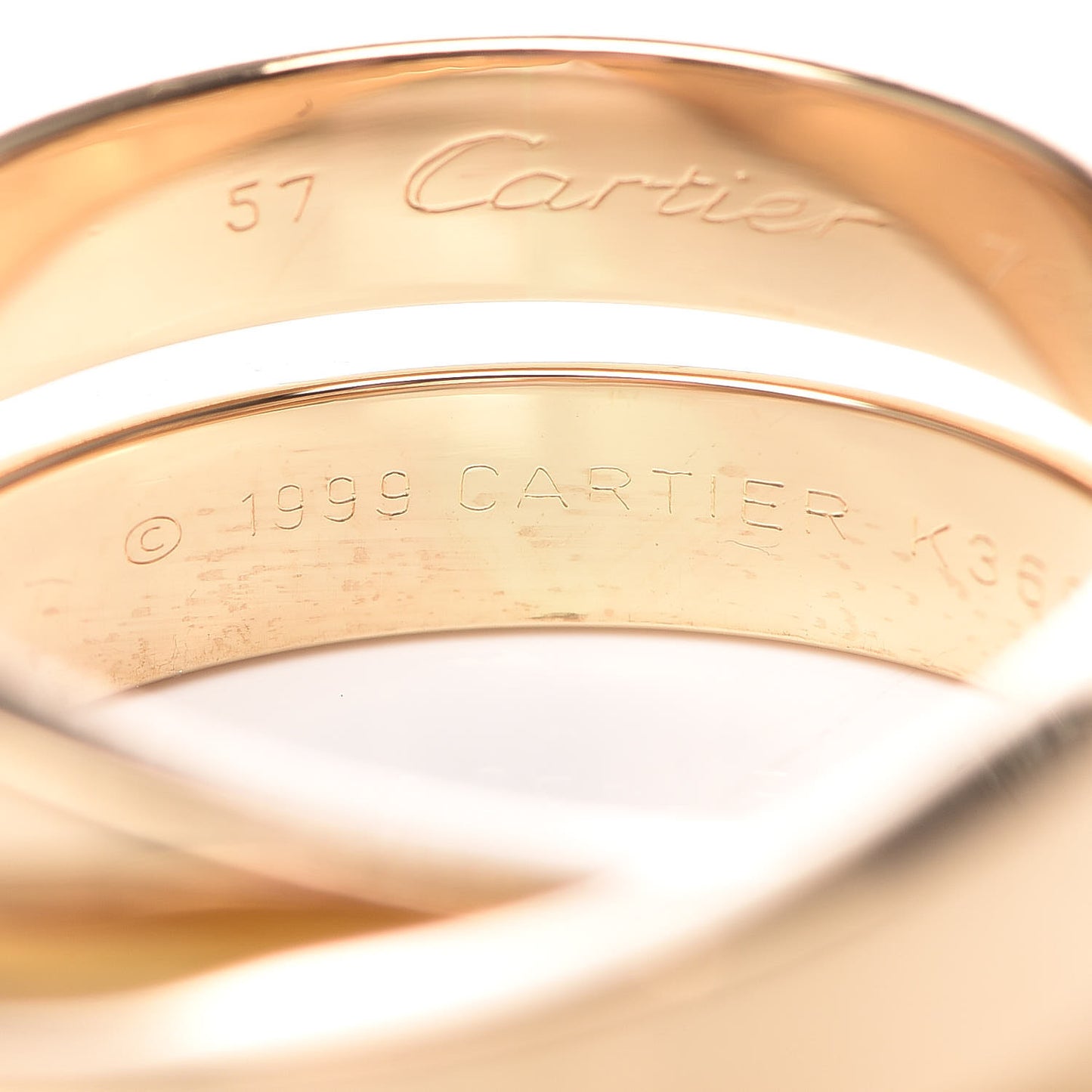 18K Yellow Gold 9mm Paris Nouvelle Vague Ring 57 8