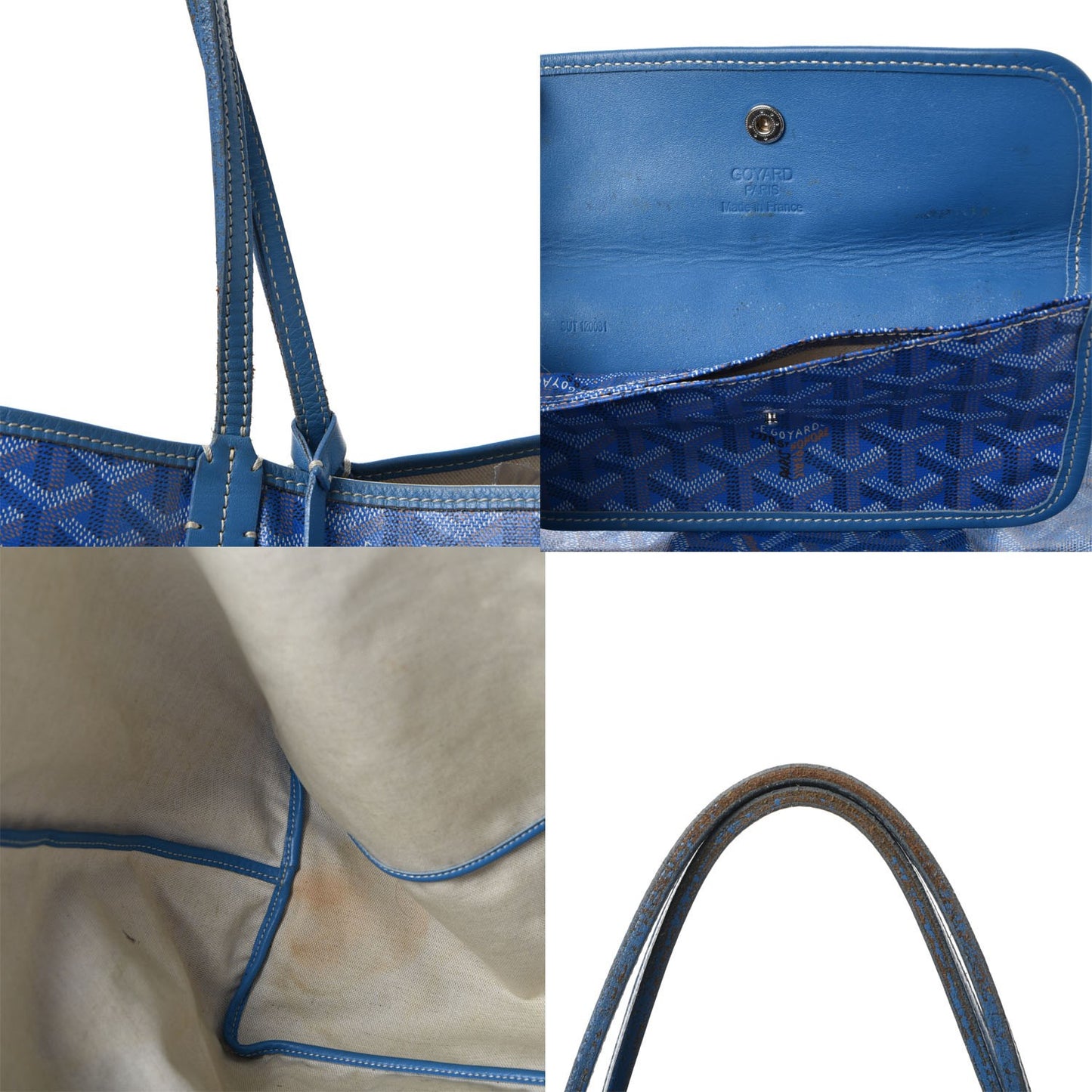Goyardine Saint Louis GM Sky Blue