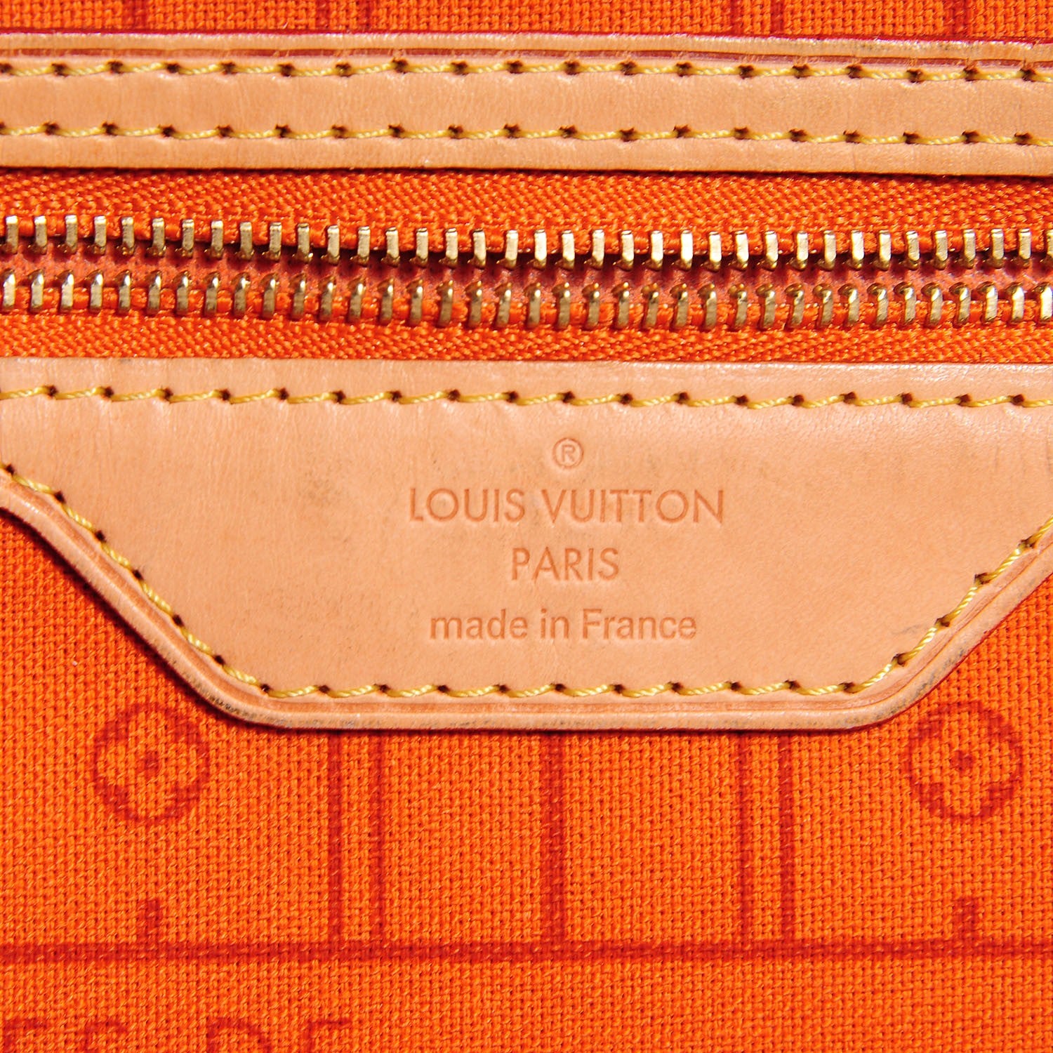 Louis Vuitton Monogram My LV Heritage Neverfull MM Orange Ivory 5 of 7