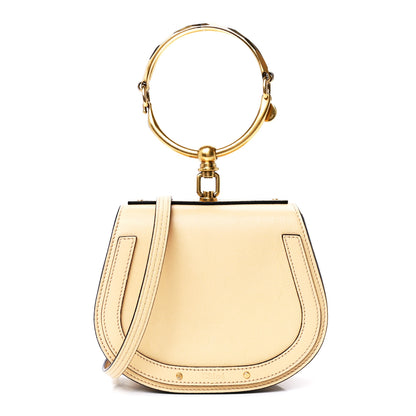 Chloe Calfskin Suede Small Nile Bracelet Bag Subtle Yellow 1 of 13