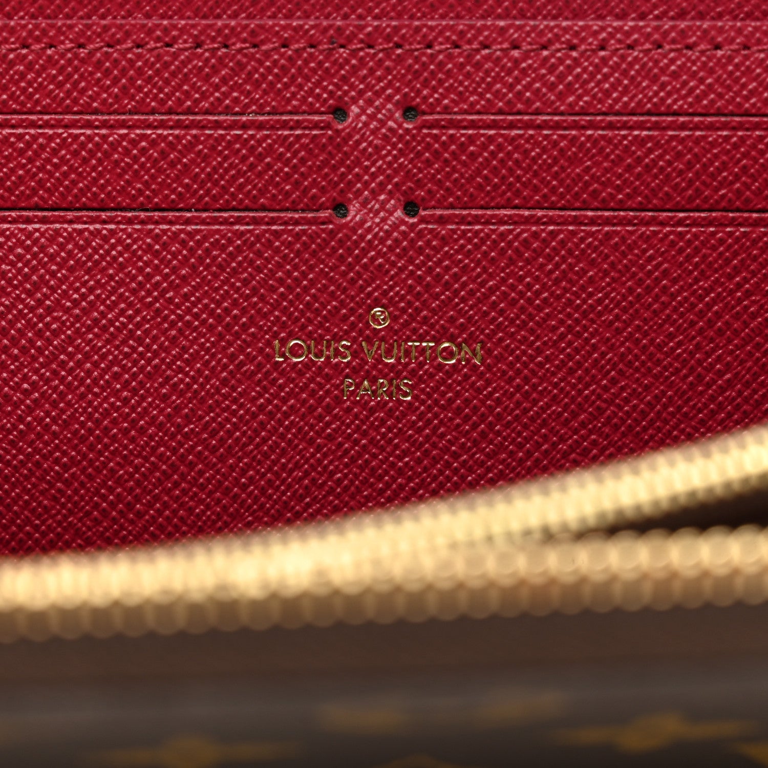 Louis Vuitton Monogram Clemence Wallet Fuchsia 6 of 7