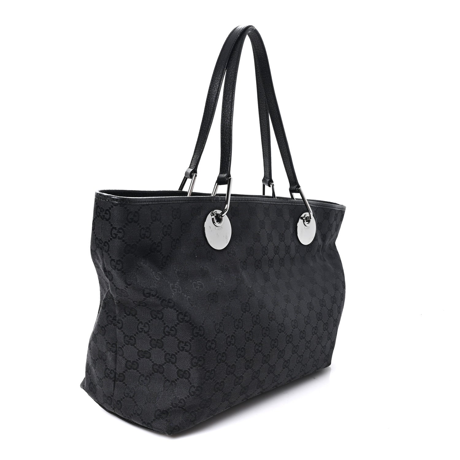 Gucci Monogram Large Eclipse Tote  Dark Brown 3 of 10
