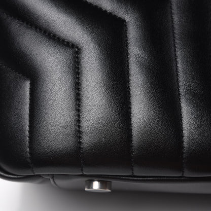 Saint Laurent Calfskin Y Quilted Monogram Medium Loulou Bowling Bag Black 9 of 11