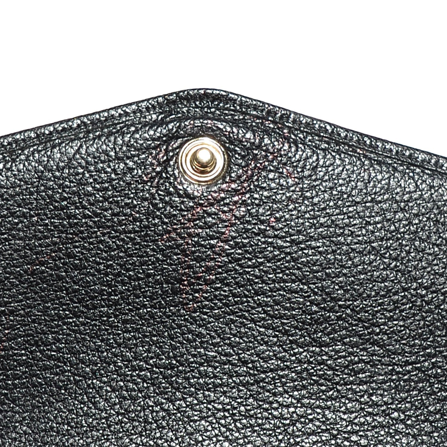 Mulberry Glossy Goatskin Dome Rivet French Purse Wallet Black 11 of 11