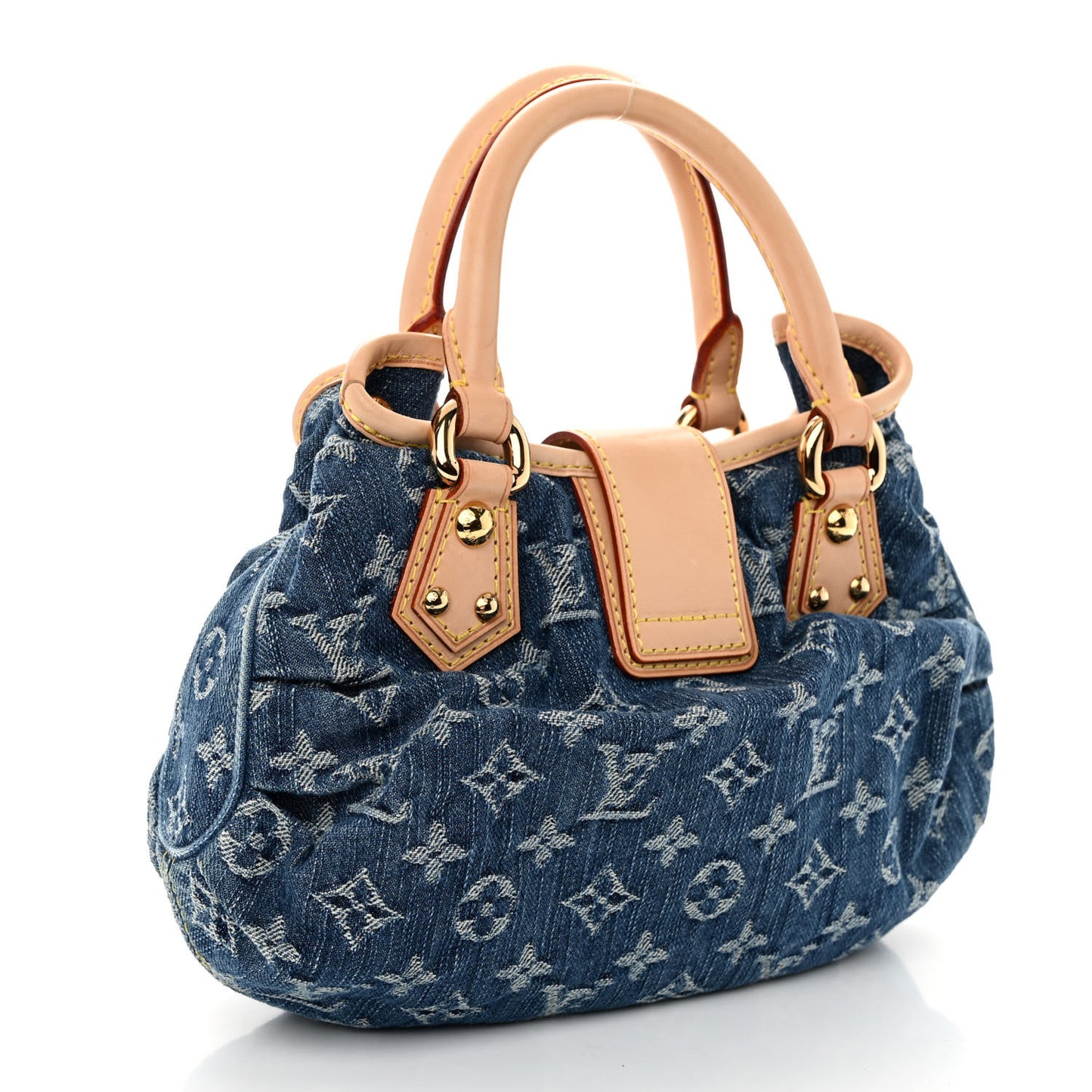 Monogram Denim Pleaty Blue