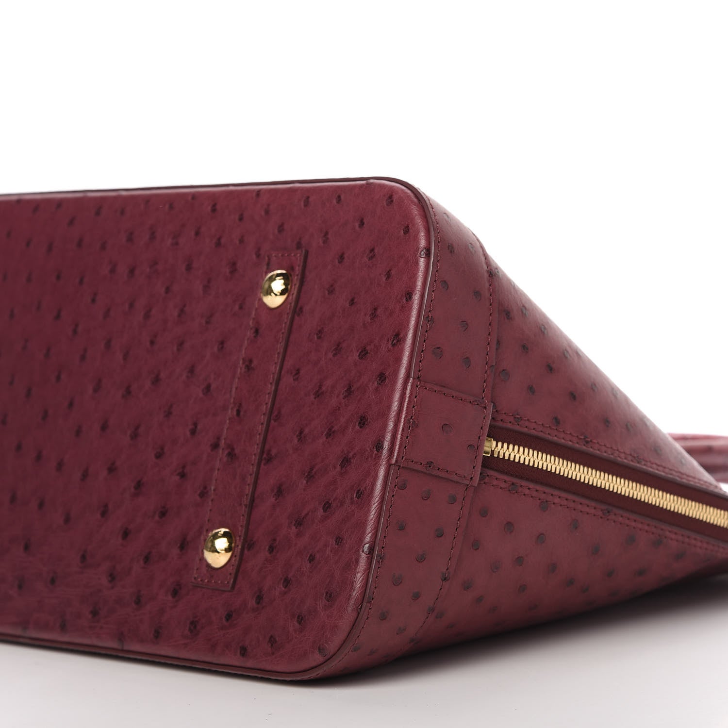 Louis Vuitton Ostrich Alma GM Prune 7 of 9