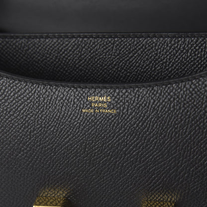 Hermes Epsom Constance 18 Black 5 of 9