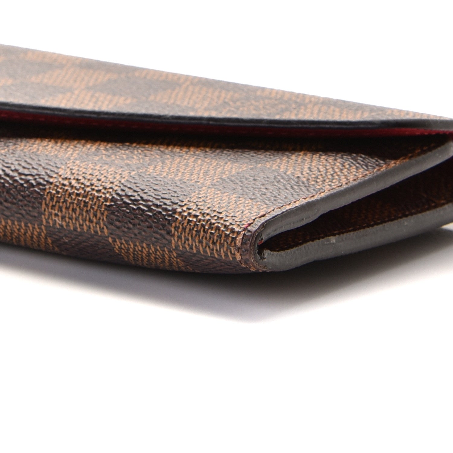 Louis Vuitton Damier Ebene Josephine Wallet Red 6 of 9