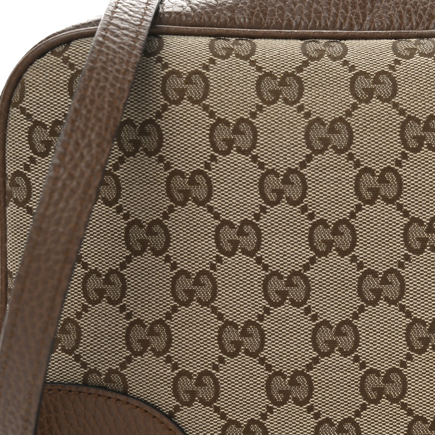 Monogram Mini Bree Messenger Bag Beige Tabacco