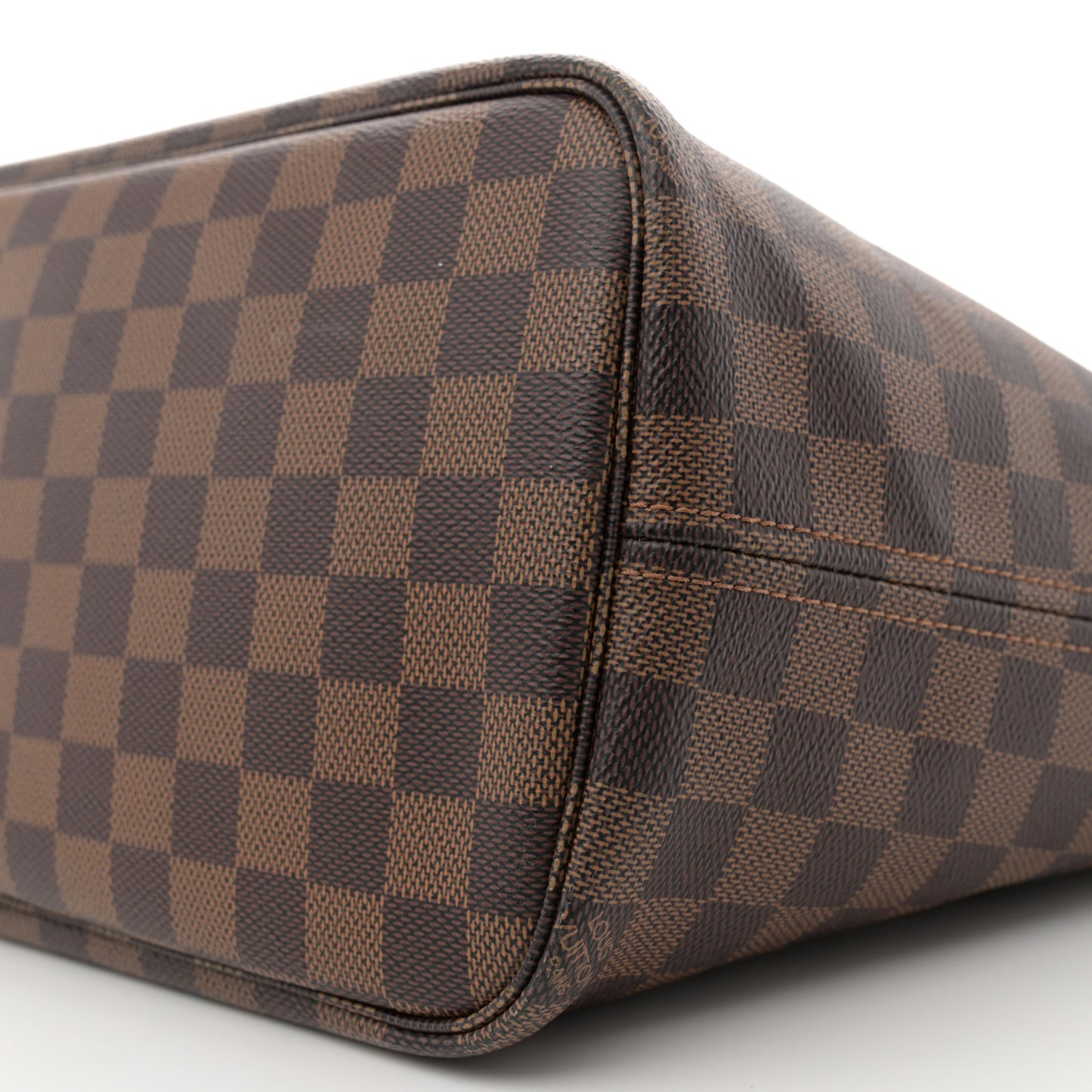 Damier Ebene Braided Neverfull MM Pink