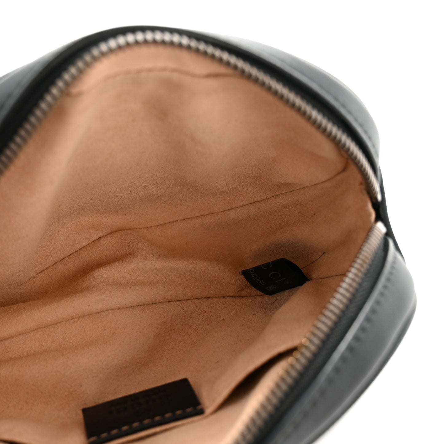 Calfskin Matelasse GG Marmont Belt Bag 85 34 Black