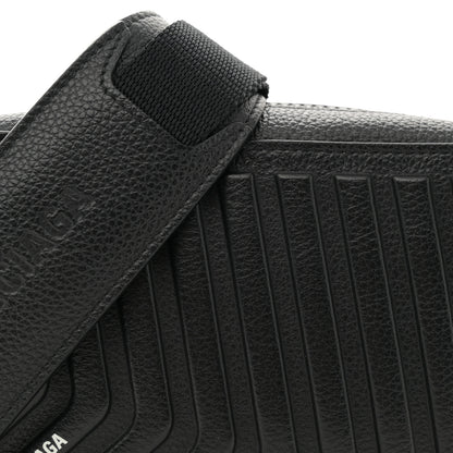 Balenciaga Grained Calfskin Embossed Car Camera Bag Black 8 of 10