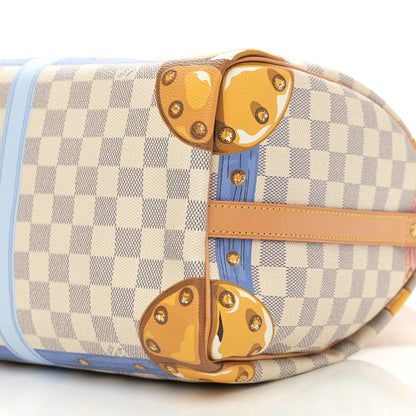 Louis Vuitton Damier Azur Summer Trunks Speedy Bandouliere 30 10 of 10