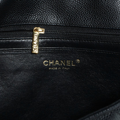 Chanel Caviar Jumbo Single Flap Black 5 of 7