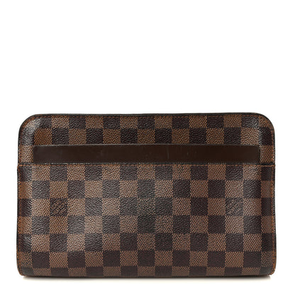 Louis Vuitton Damier Ebene Pochette Saint Louis Clutch 1 of 9
