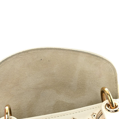 Christian Dior Lambskin Cannage Lucky Star Studded Mini Lady Dior White 17 of 17