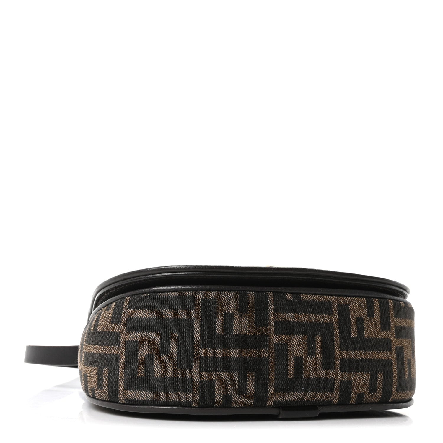 Fendi Fabric Jacquard Vitello Cher Cuoio FF 1974 Small Fendi C'mon