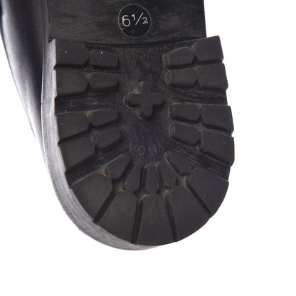 Gucci Laredo Calf Horsebit Lug Sole Loafers 6.5 Black 9 of 14