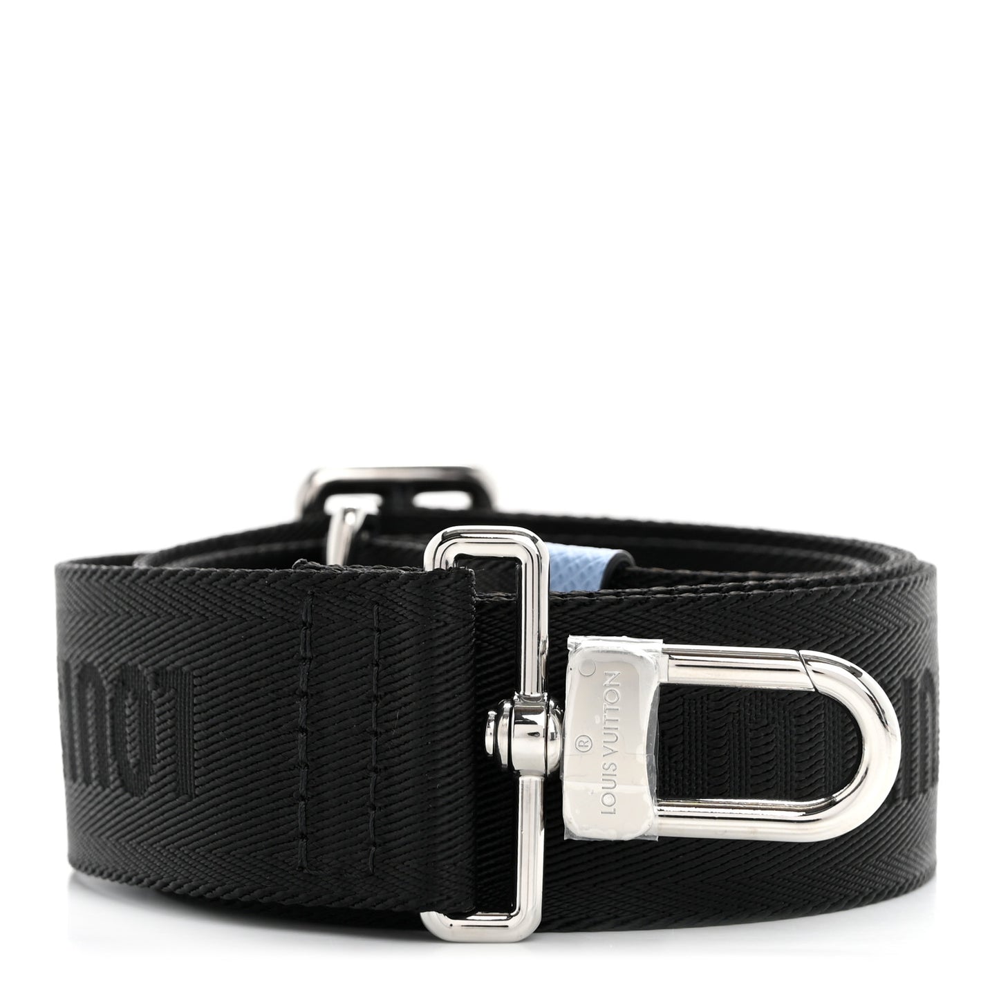 Nylon Gaston Strap Black Sky Blue