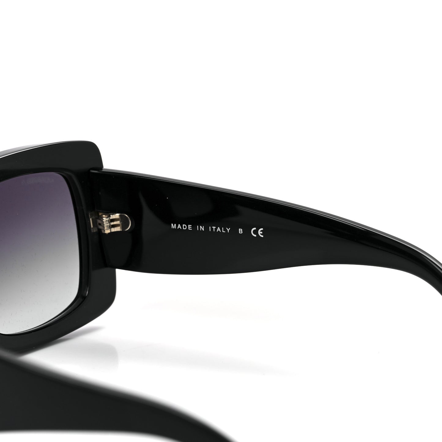 Acetate Rectangle Sunglasses 5435 Black