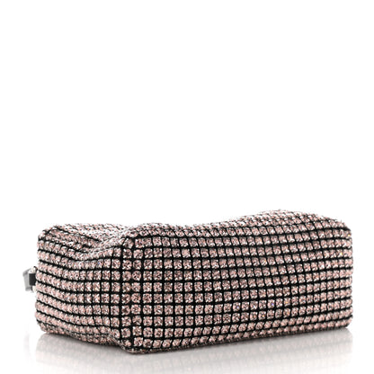 Alexander Wang Mesh Crystal Rhinestone Mini Heiress Pouch Pink 4 of 8