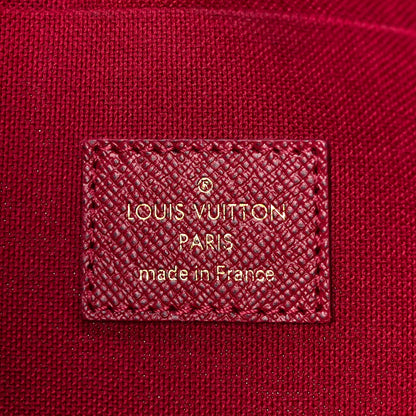 Louis Vuitton Monogram Pochette Felicie Chain Wallet Fuchsia 6 of 10