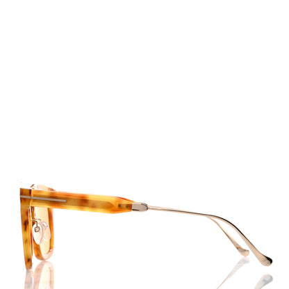 Tom Ford Alex Squared Sunglasses TF541 Blonde Havana Brown 3 of 8