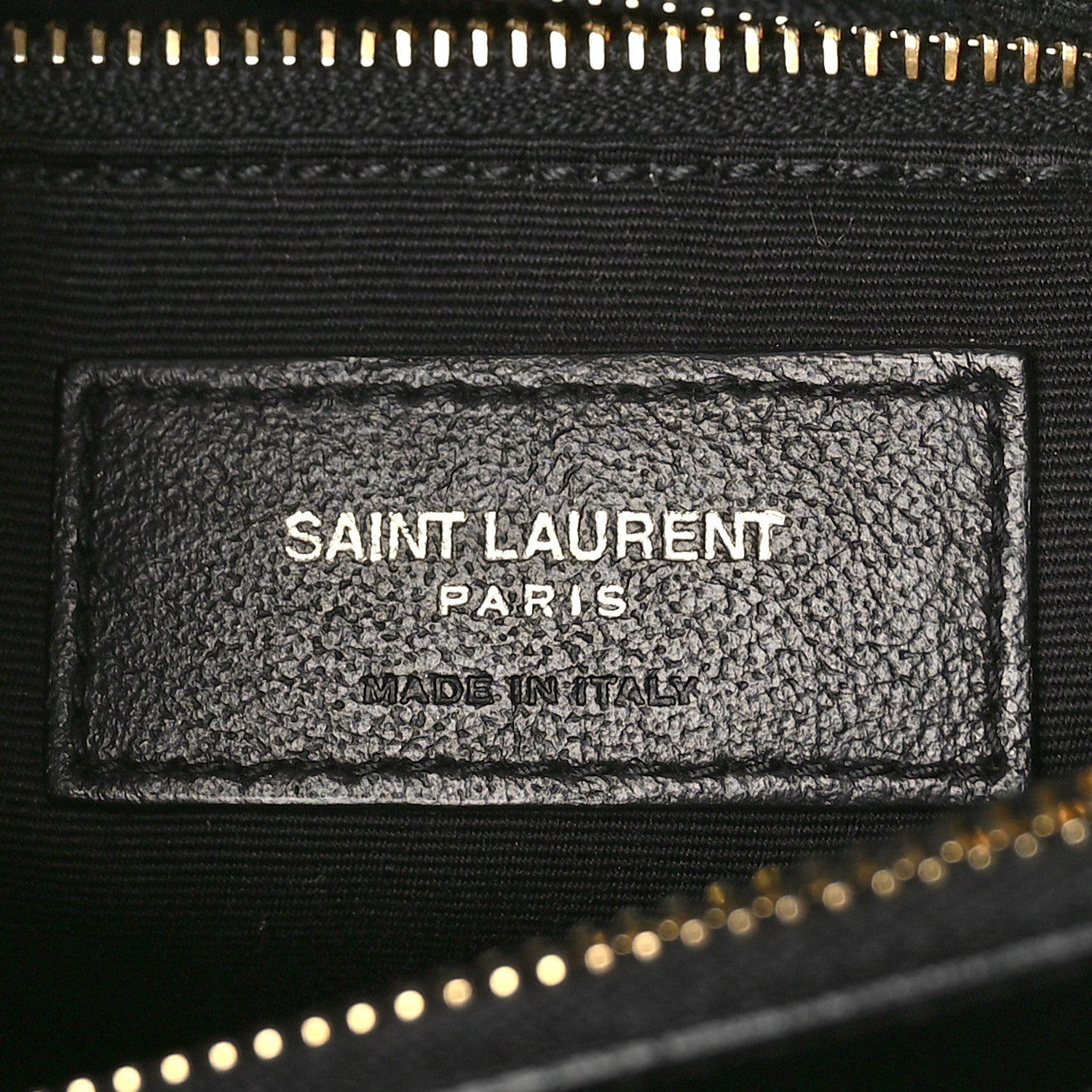 Saint Laurent Calfskin Y Quilted Monogram Medium Loulou Chain Satchel Black 7 of 11