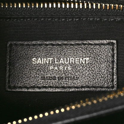 Saint Laurent Calfskin Y Quilted Monogram Medium Loulou Chain Satchel Black 7 of 11
