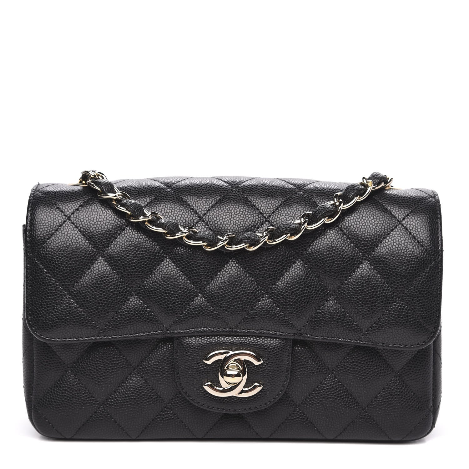 Chanel Caviar Quilted Mini Rectangular Flap Black 1 of 12