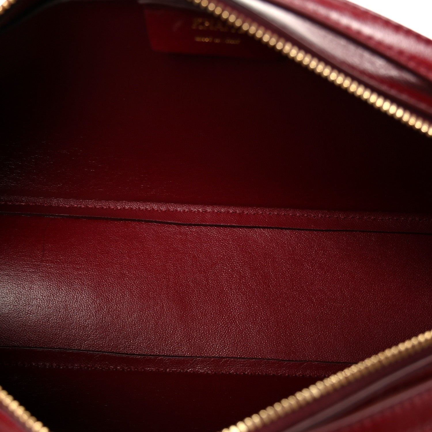 Khaite Crackle Patent Simona Shoulder Bag Oxblood 5 of 9