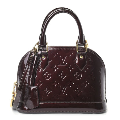 Louis Vuitton Vernis Alma BB Amarante 1 of 7