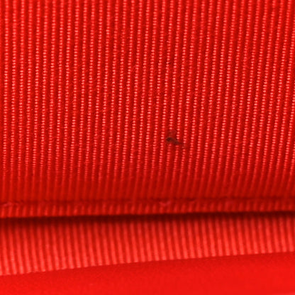 Chanel Caviar Quilted Large Gusset Flap Wallet Red 13 of 17