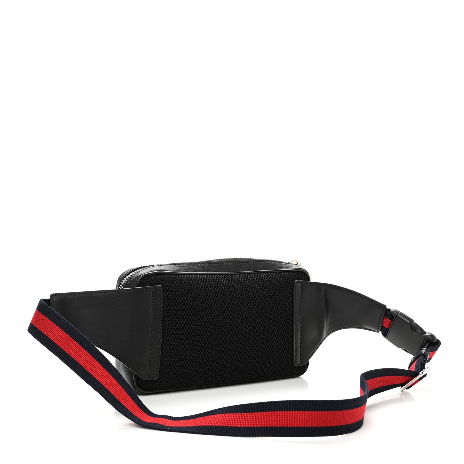 Gucci Soft GG Supreme Monogram Web Belt Bag Black Grey 3 of 10