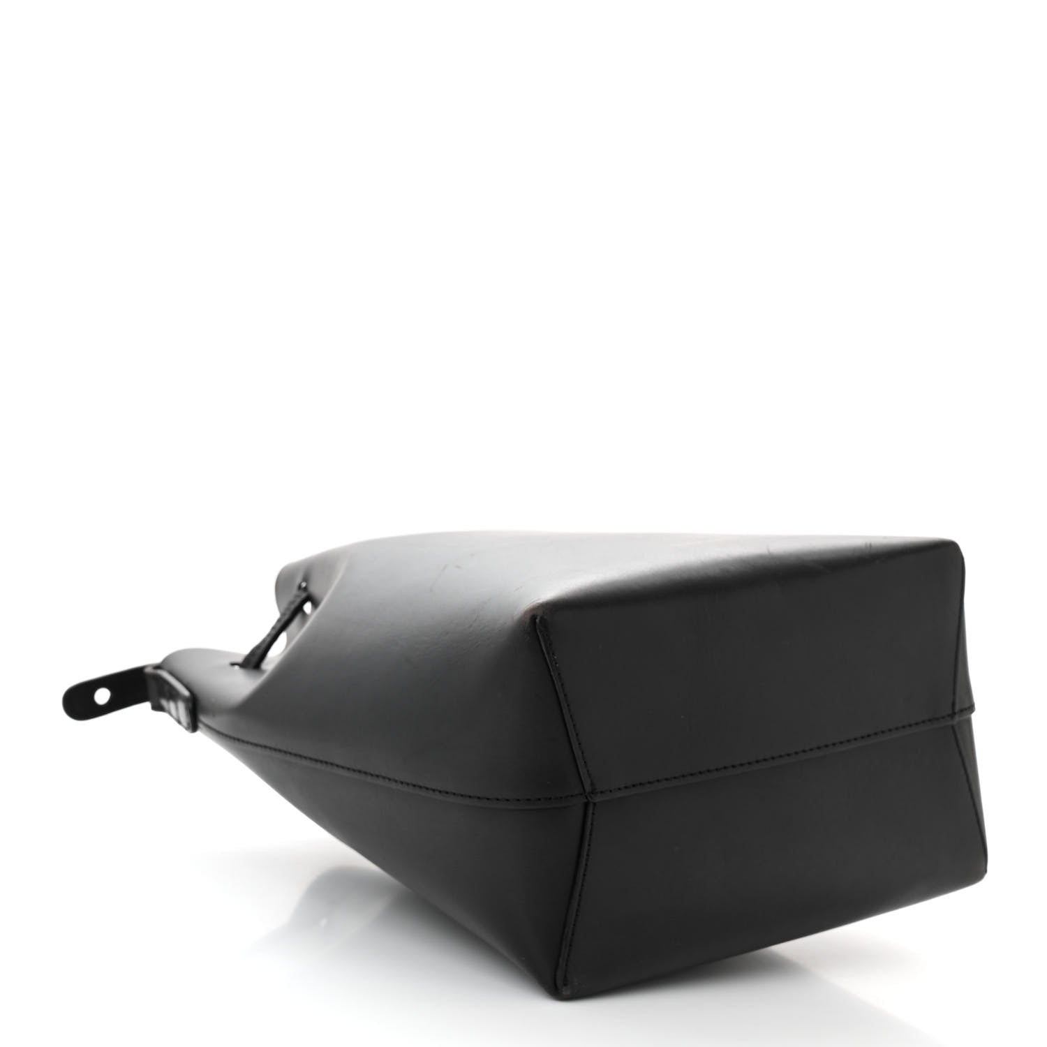 Mansur Gavriel Calfskin Mini Bucket Bag Black Flamma 4 of 14