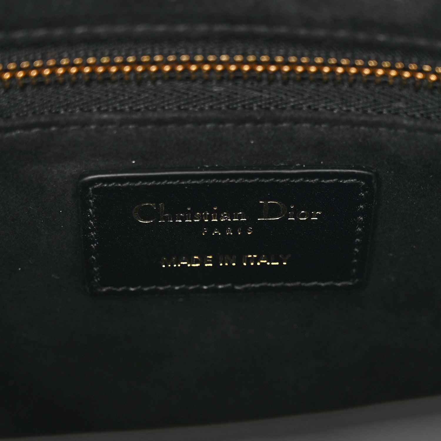 Christian Dior Lambskin Cannage Medium Lady Dior Black 6 of 15
